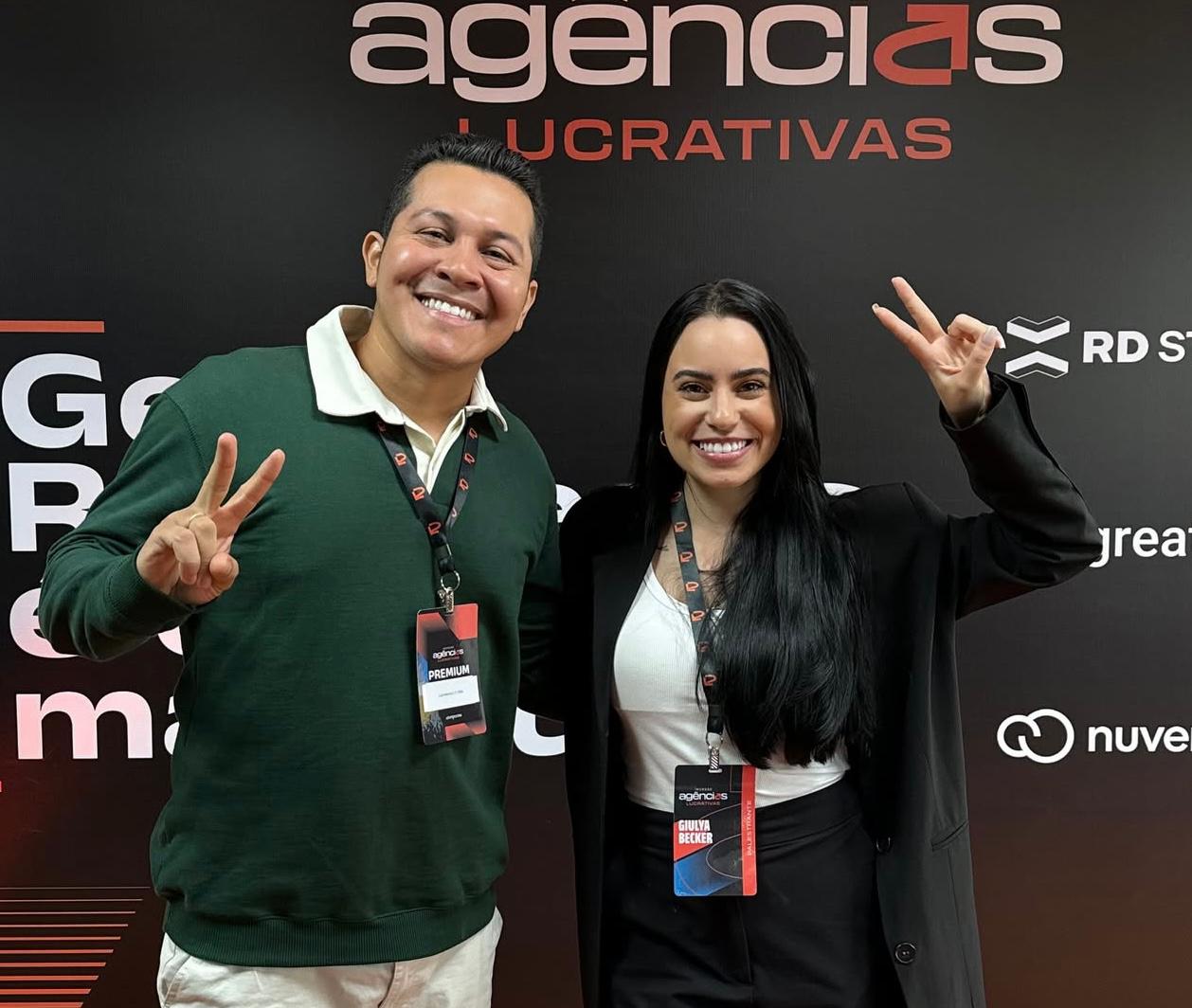 Alberto Ferreira no evento Agências Lucrativas com Giulya Becker